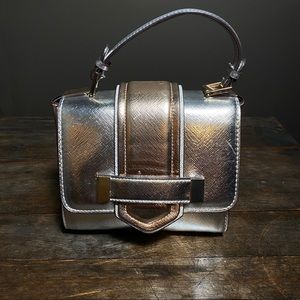 Chinese Laundry Small Silver And Rose Gold Purse